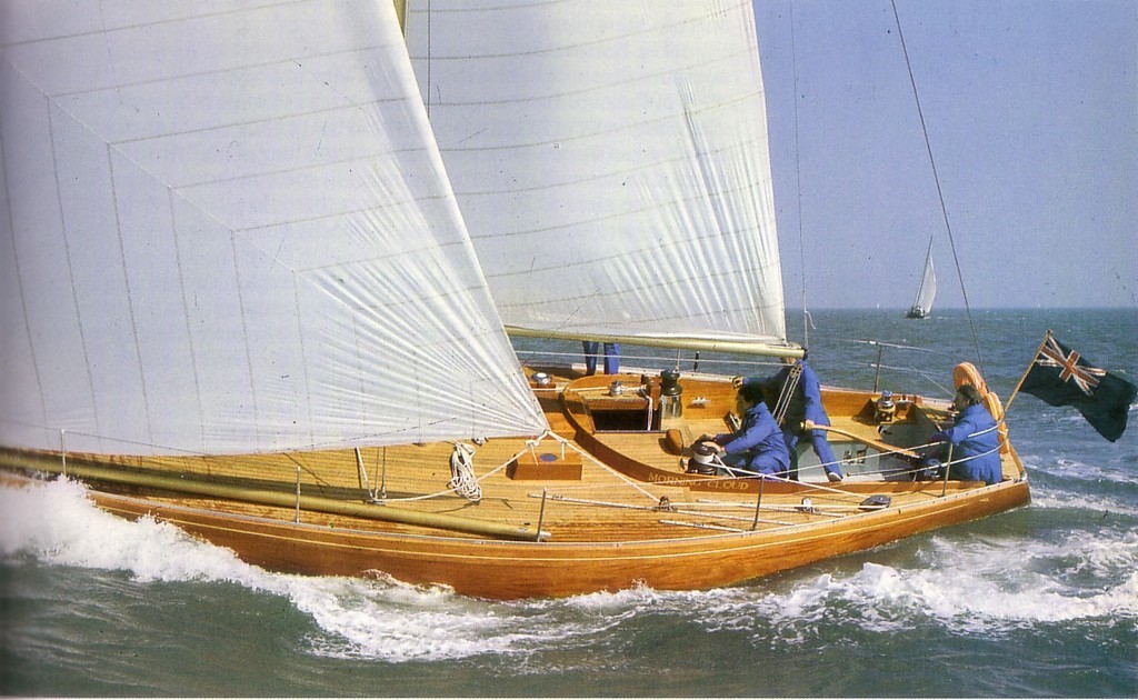 An involvement with a  succession of Morning Clouds was the hallmark of Owen Parker’s sailing career. © George Layton